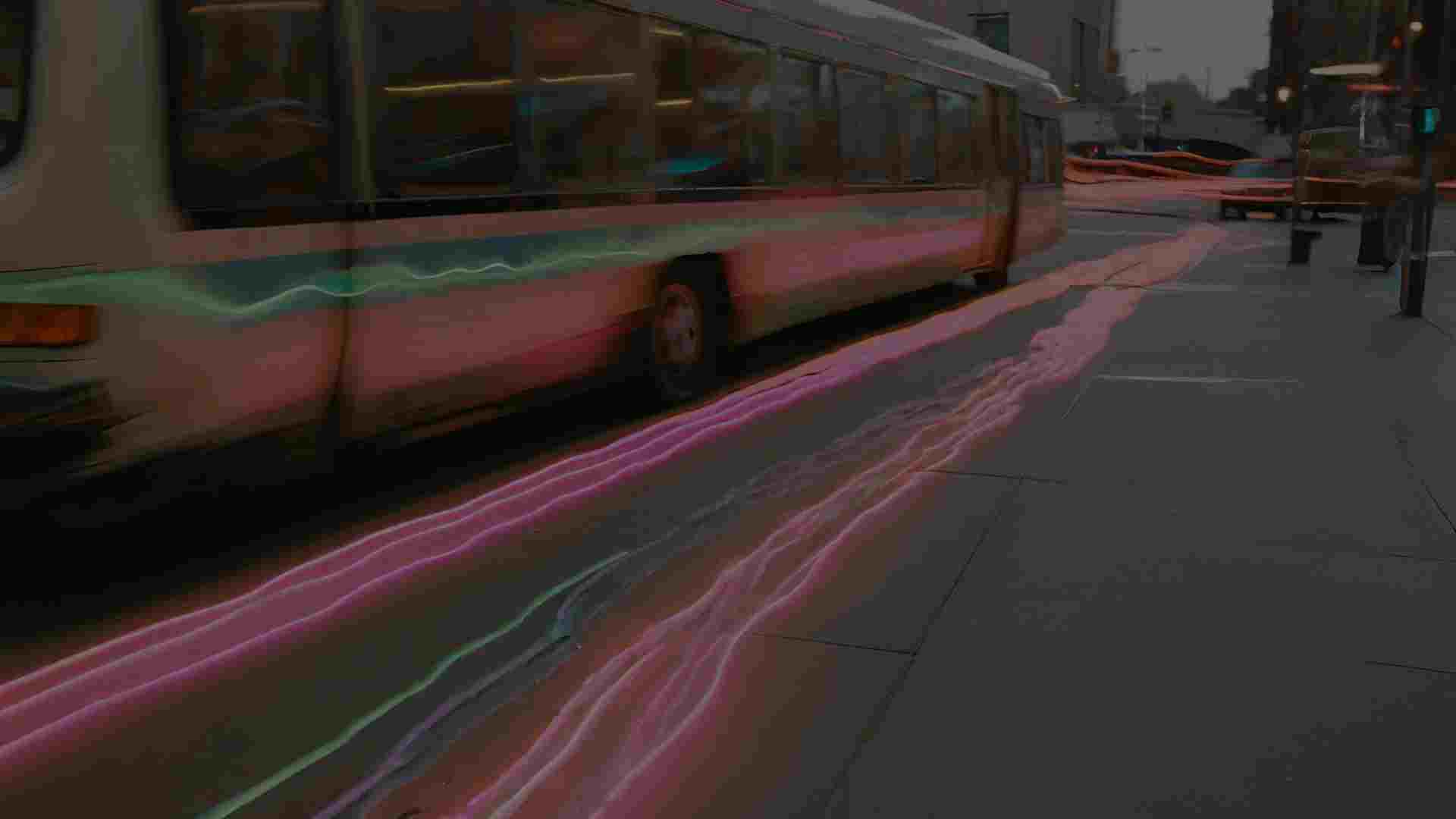 mobility and transit neon waves